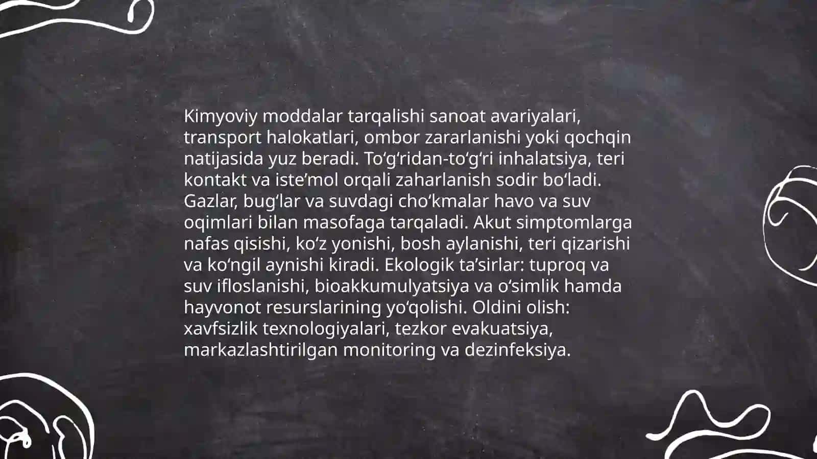 Texnogen ekologik va ichtimoiy tusdagi favqulodda vaziyatlar va ularning qisqacha tavsifi 3