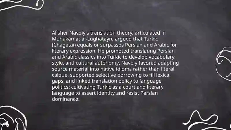 Alisher Navoiy va tarjima 3
