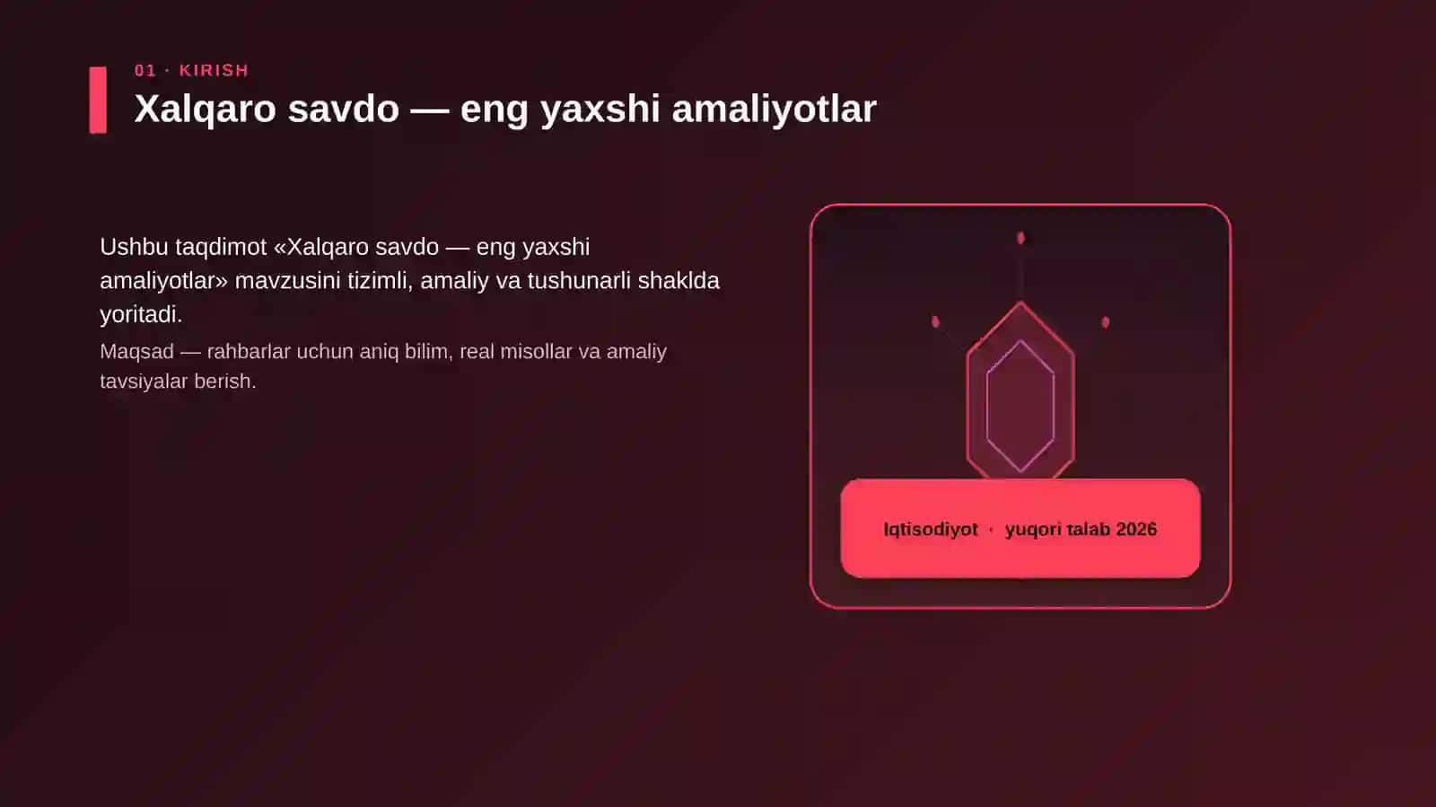 Xalqaro savdo — eng yaxshi amaliyotlar 3