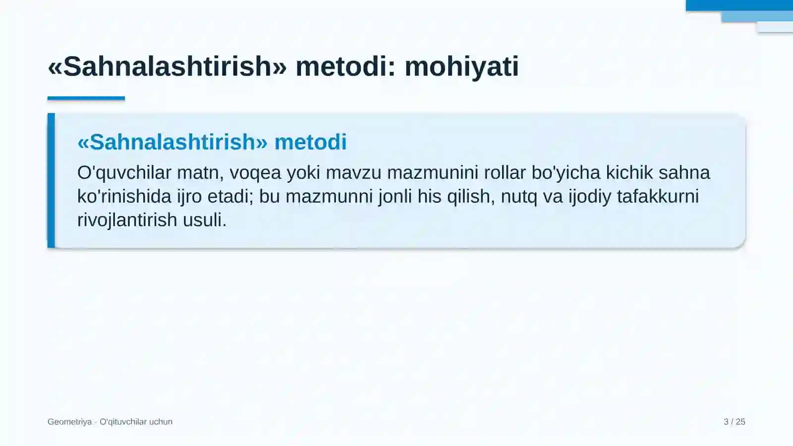 geometriya darslarida sahnalashtirish metodidan foydalanish 1417 3