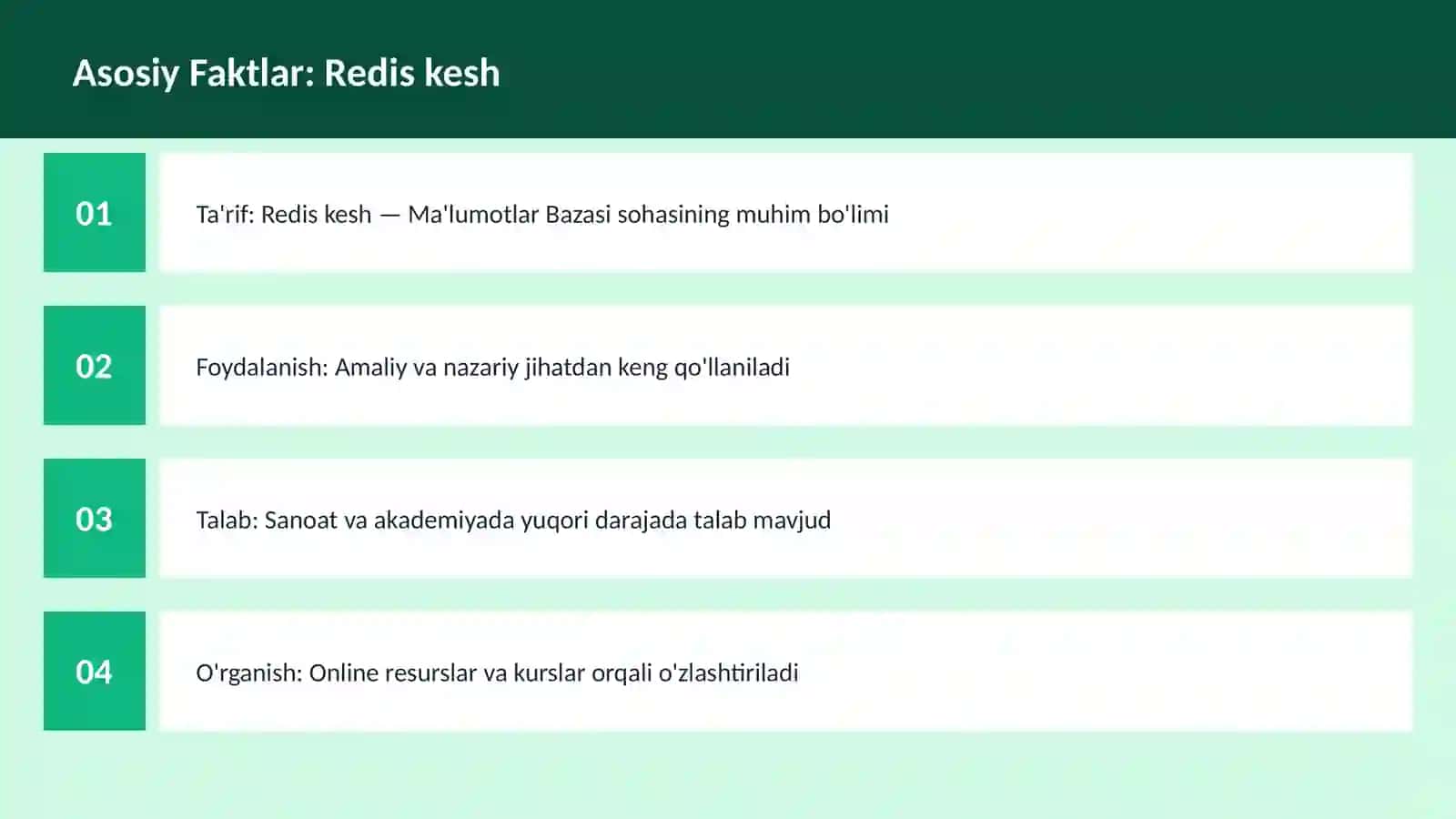 Redis kesh 3