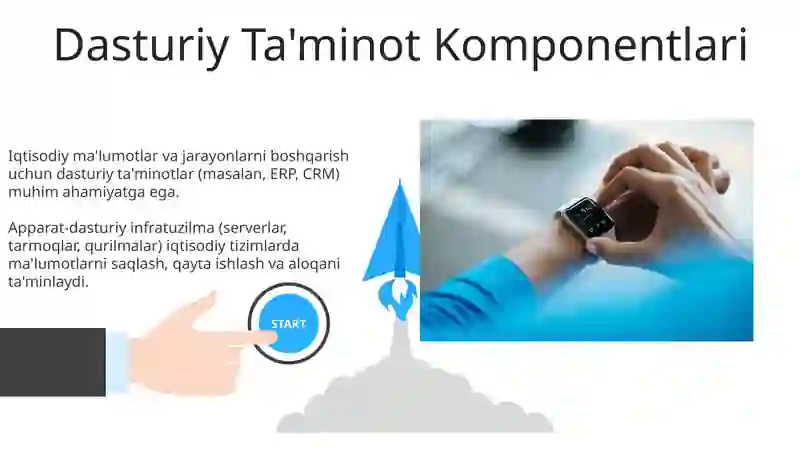 Iqtisodiyotda axborot kommunikatsiya texnologiyalari va tizimlari fanining tarkibiy qismlari 3