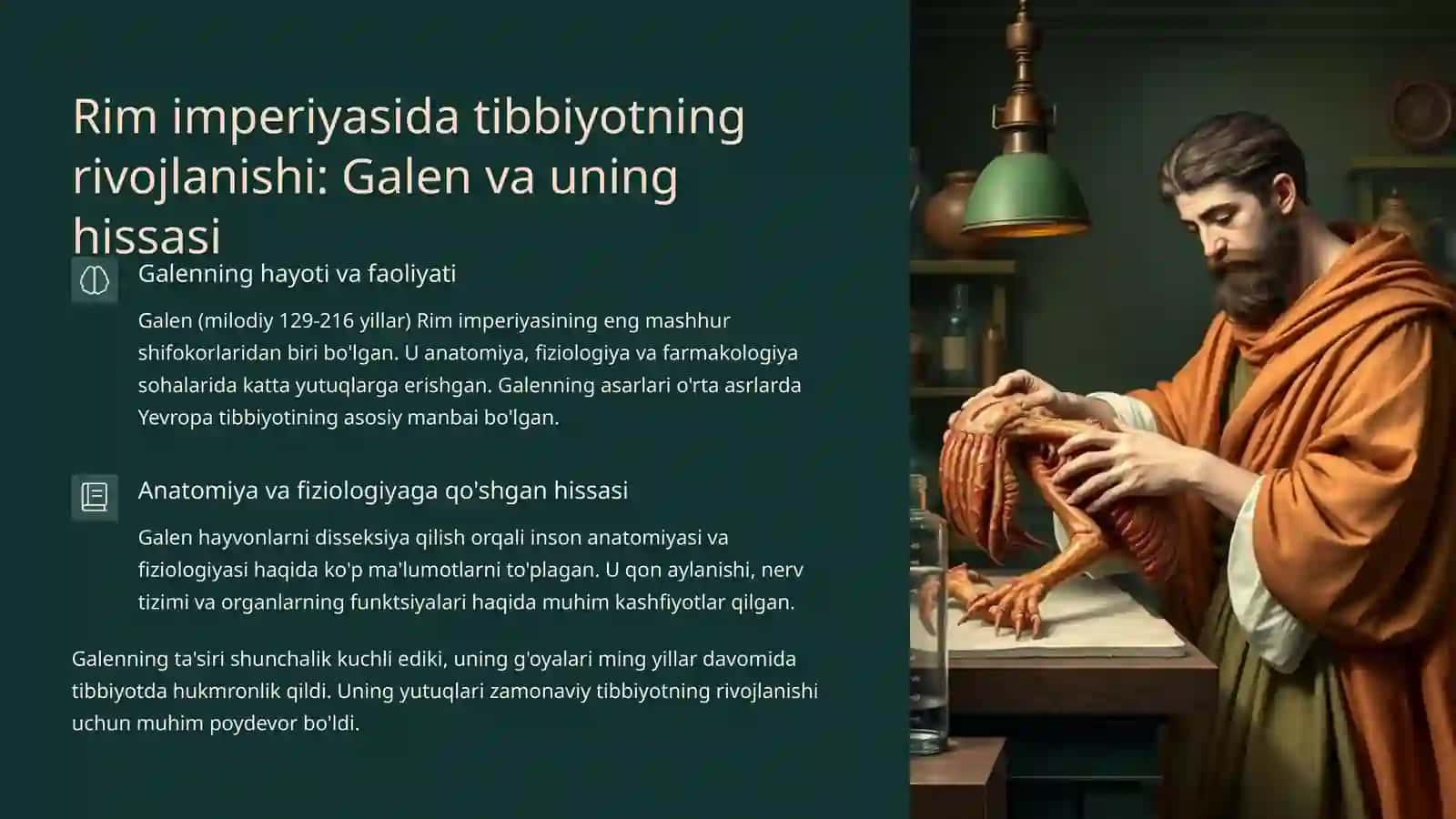 Qadimgi Rim-Yunon shifokorlari: Tibbiyot tarixiga sayohat 3