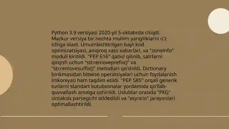 Python 3.9 yangiliklari 3