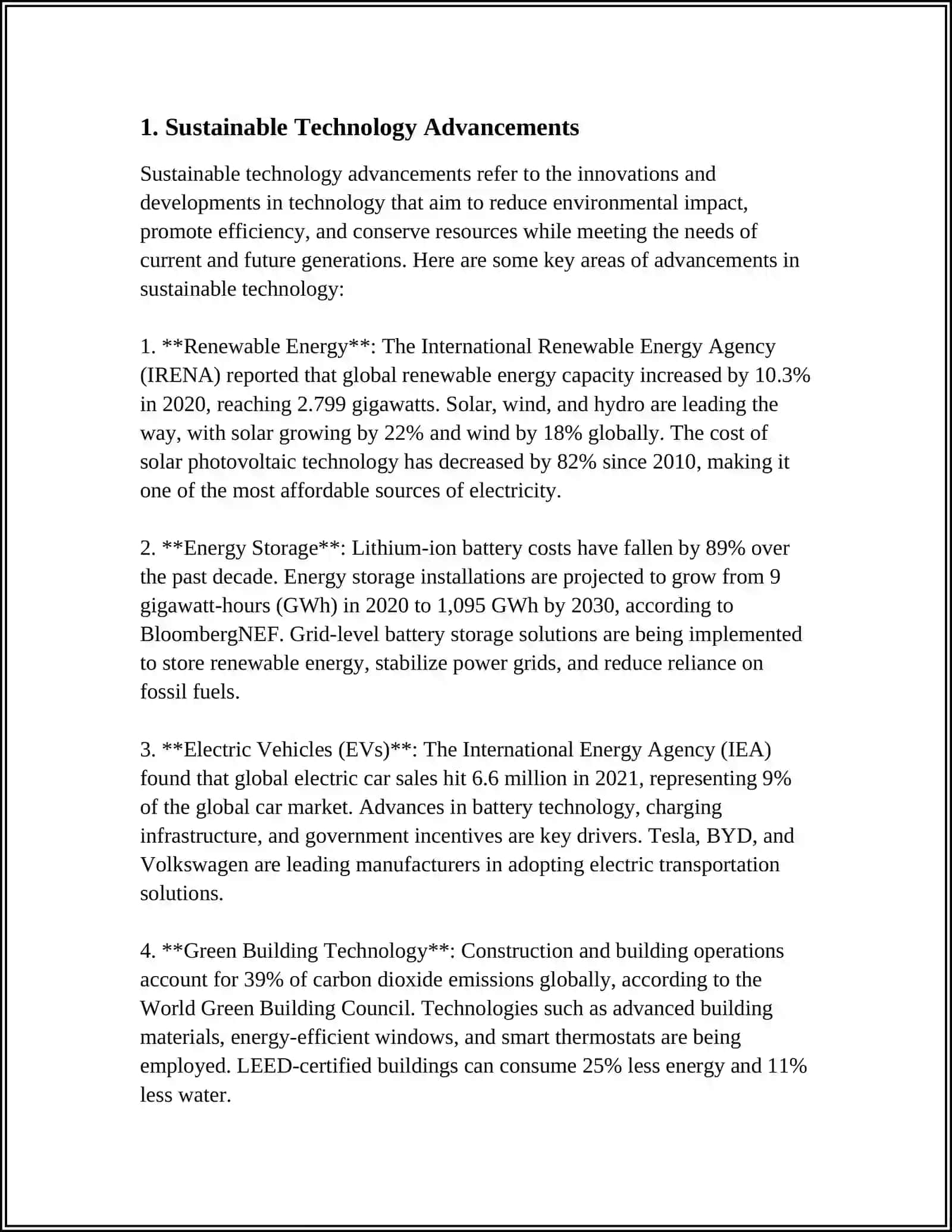 Sustainable Technology Advancements 3