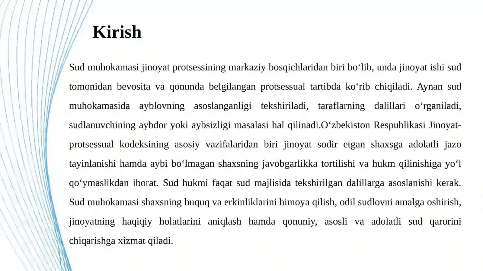 SUD MUHOKAMASINING MOHIYATI, AHAMIYATI VA VAZIFALARI 3