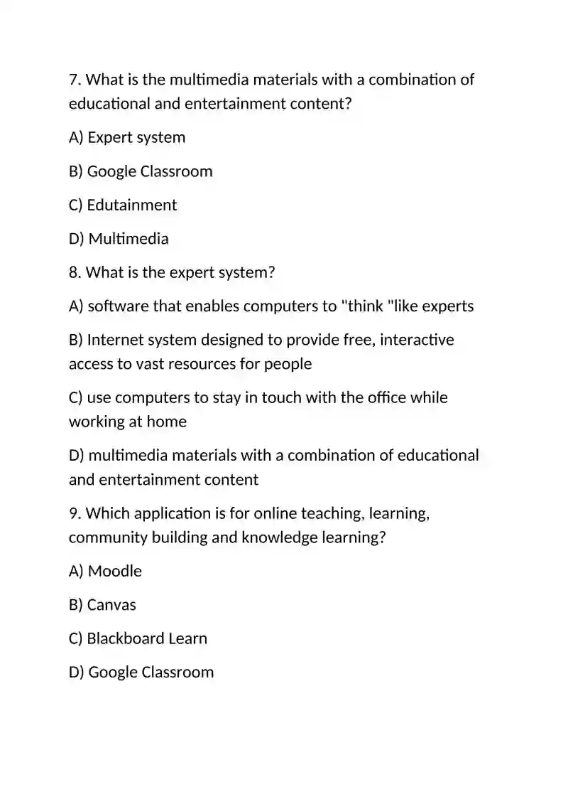 Digital English Test 3