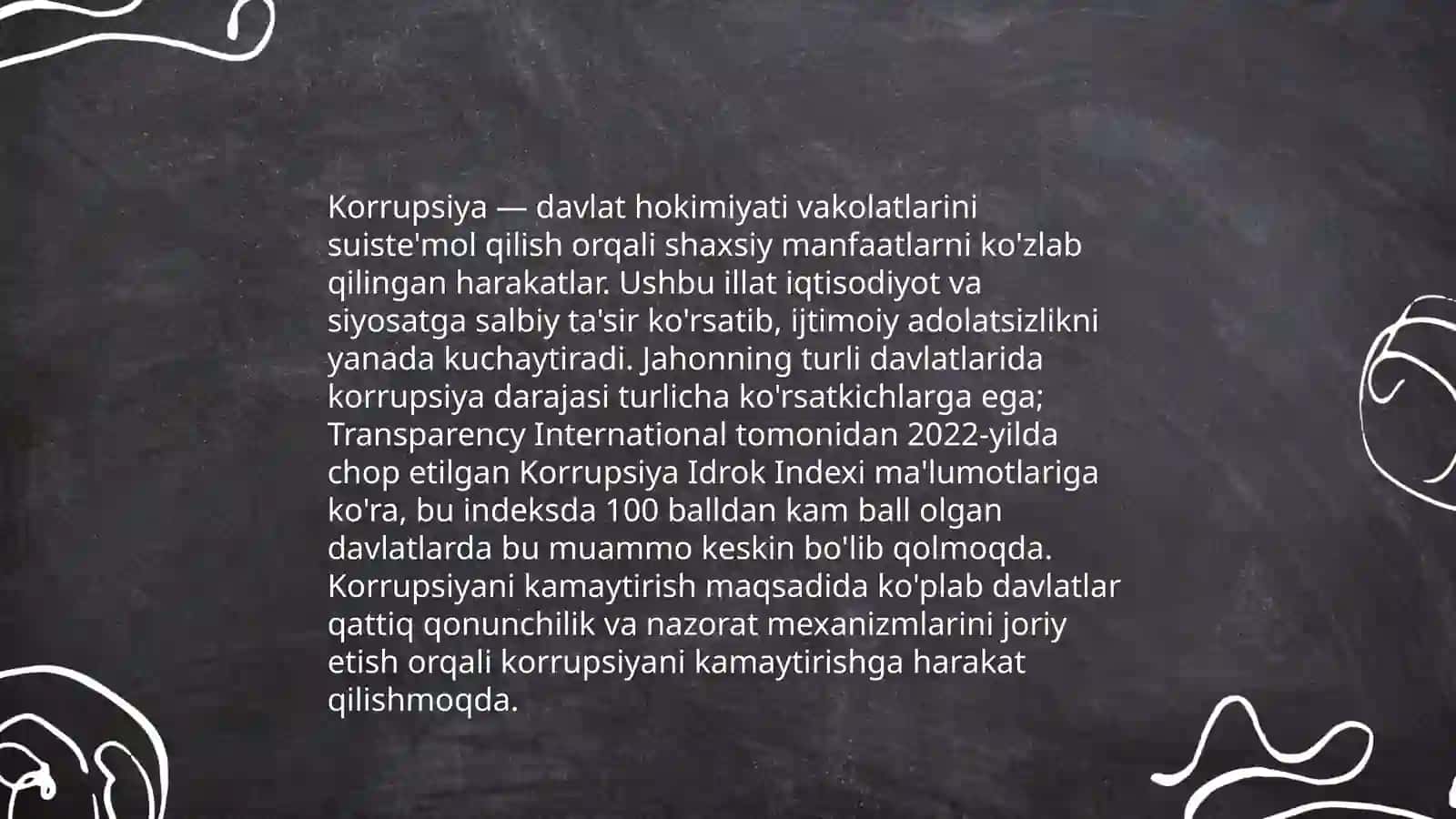 Korrupsiyaning mohiyati, oqibatlari va unga qarshi kurash mexanizmlari 3