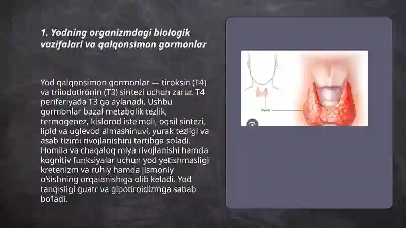 Yod tanqisligining odam organizmida ahamiyati 3