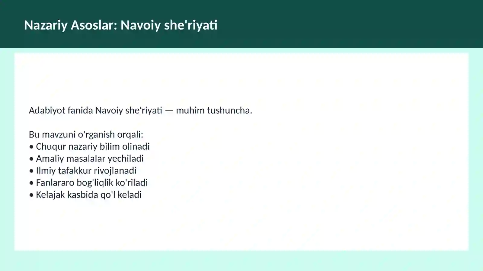 Alisher Navoiy 3
