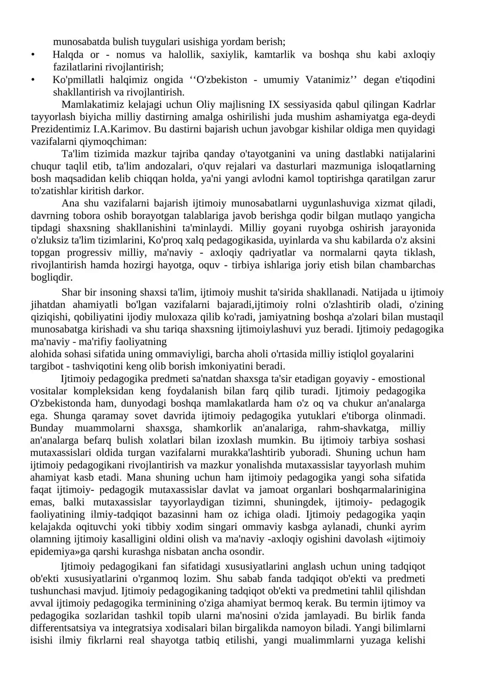 Ijtimoiy pedagogika va pedagogik sotsiologiyaga extiyoj va zamonaviy jamiyat rivojining zaruriy shartlari 3