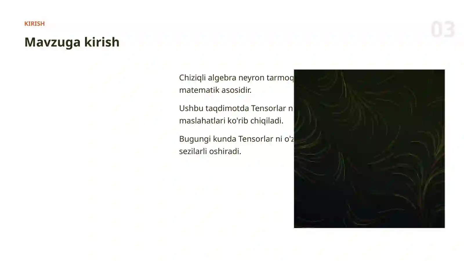 ChIZIQLI ALGEBRA VA AI 3