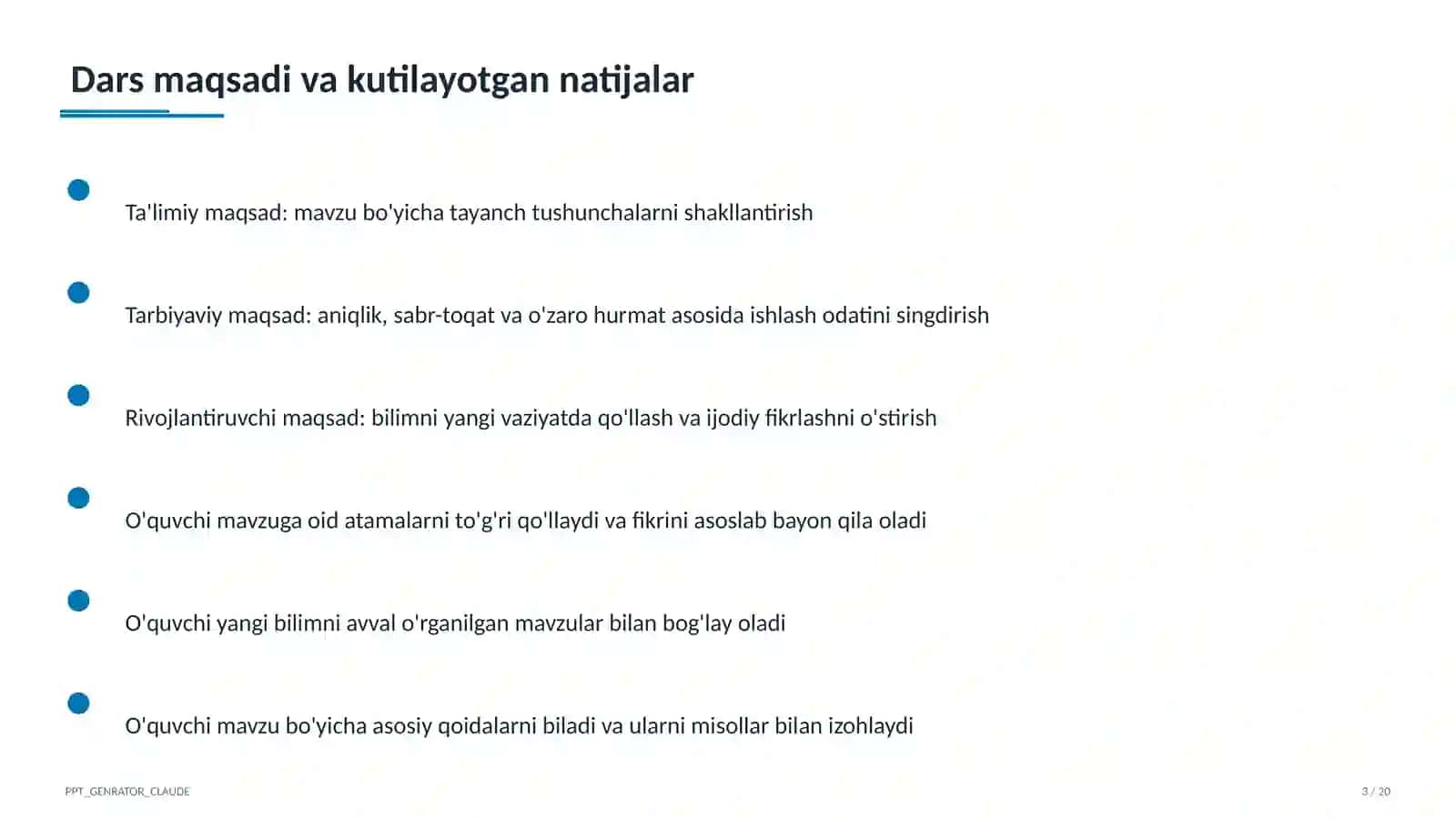 O'zbekiston aholisi va demografik jarayonlar (9-sinf) 3