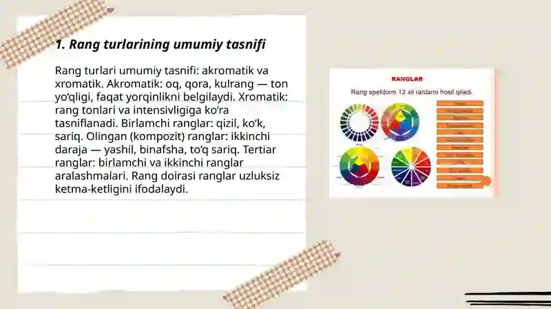 Ranglar haqida maʼlumot 3