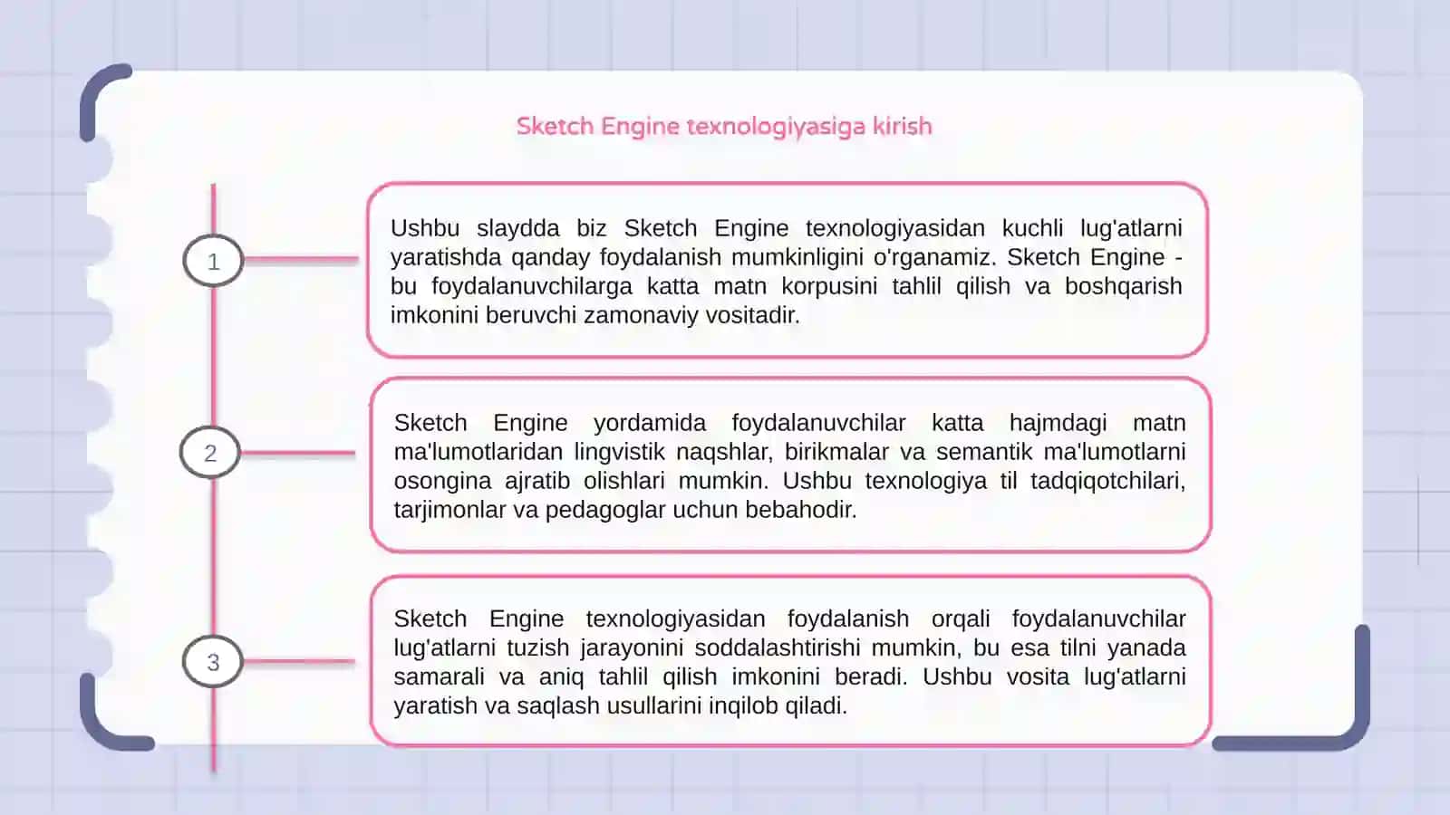 Sketch Engine texnologiyasi yordamida lugʻat yaratish 3