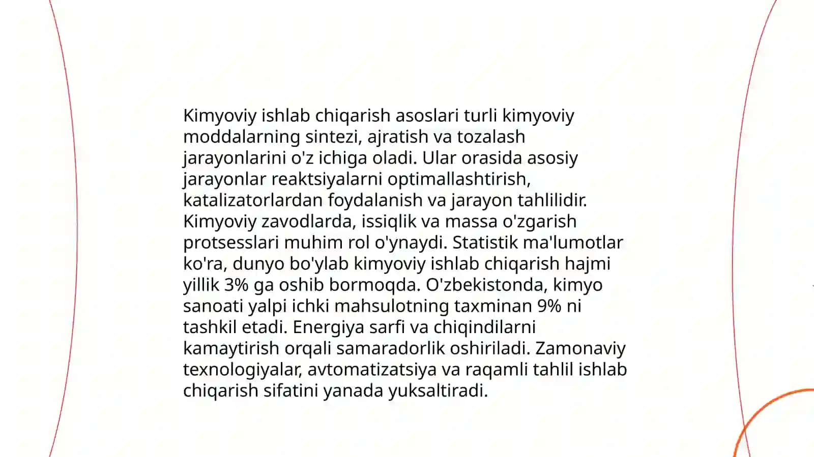 Kimyoviy ishlab chiqarish asoslari 3
