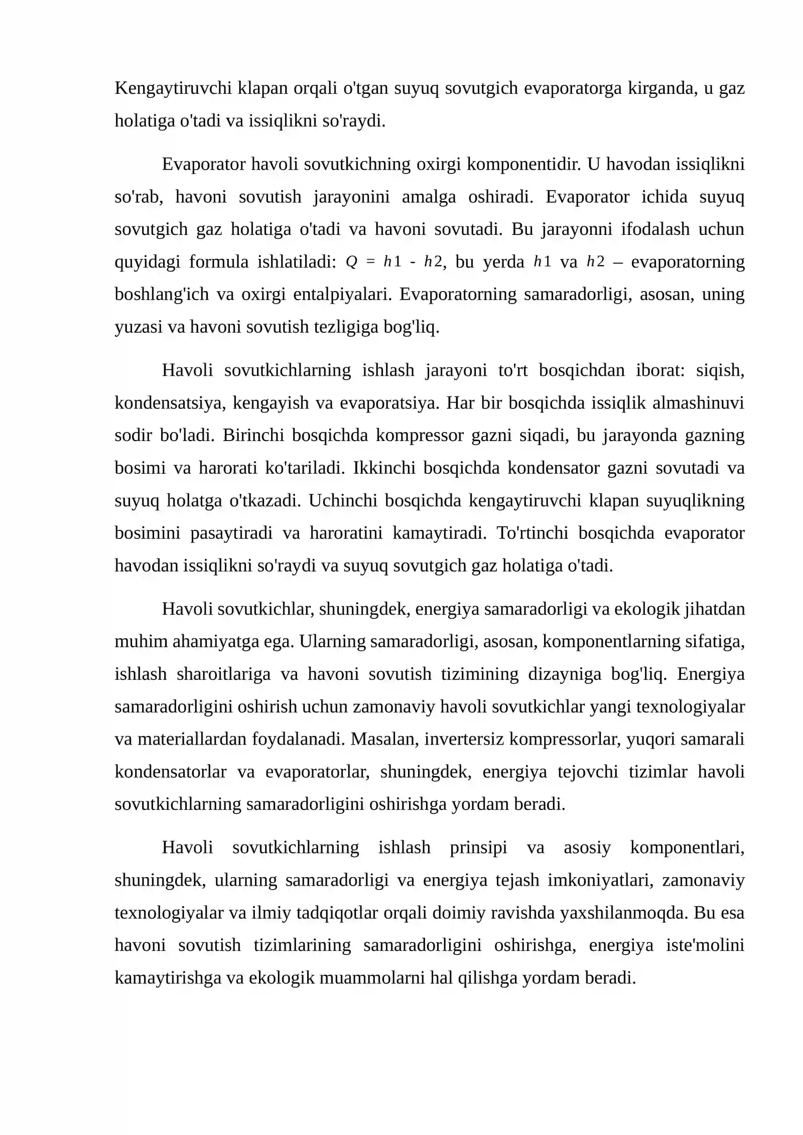 Havoli sovutkichlarni xisoblash haqida 3