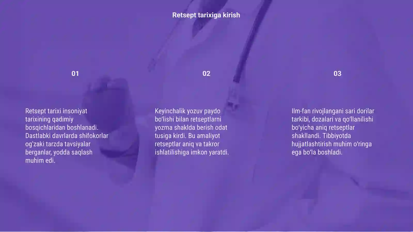 Retsept tarixi 3