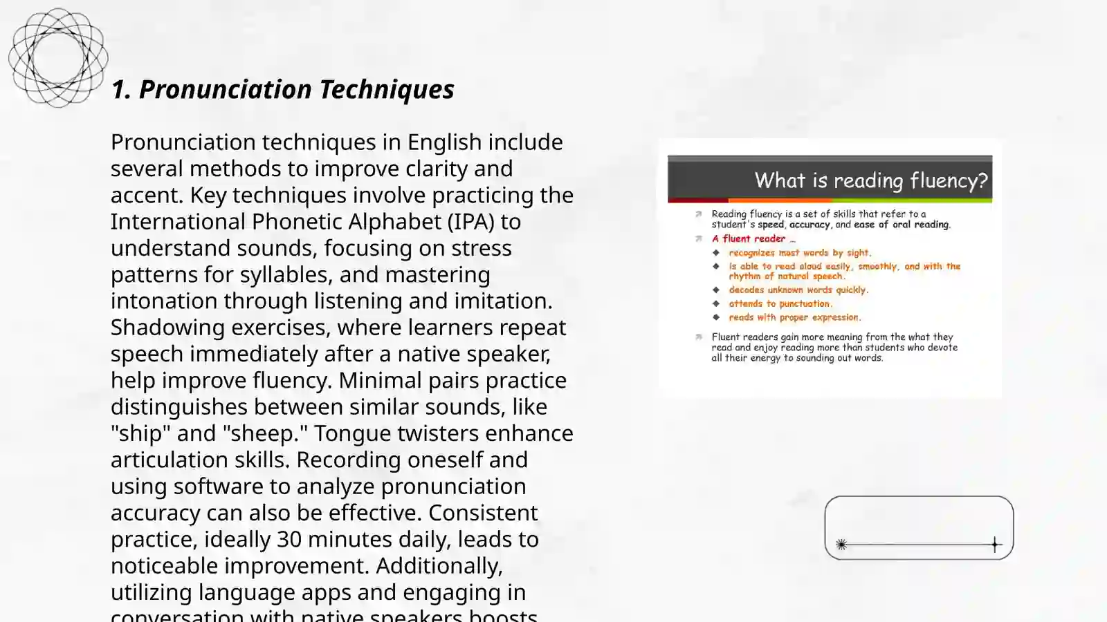 Pronunciation Techniques 3