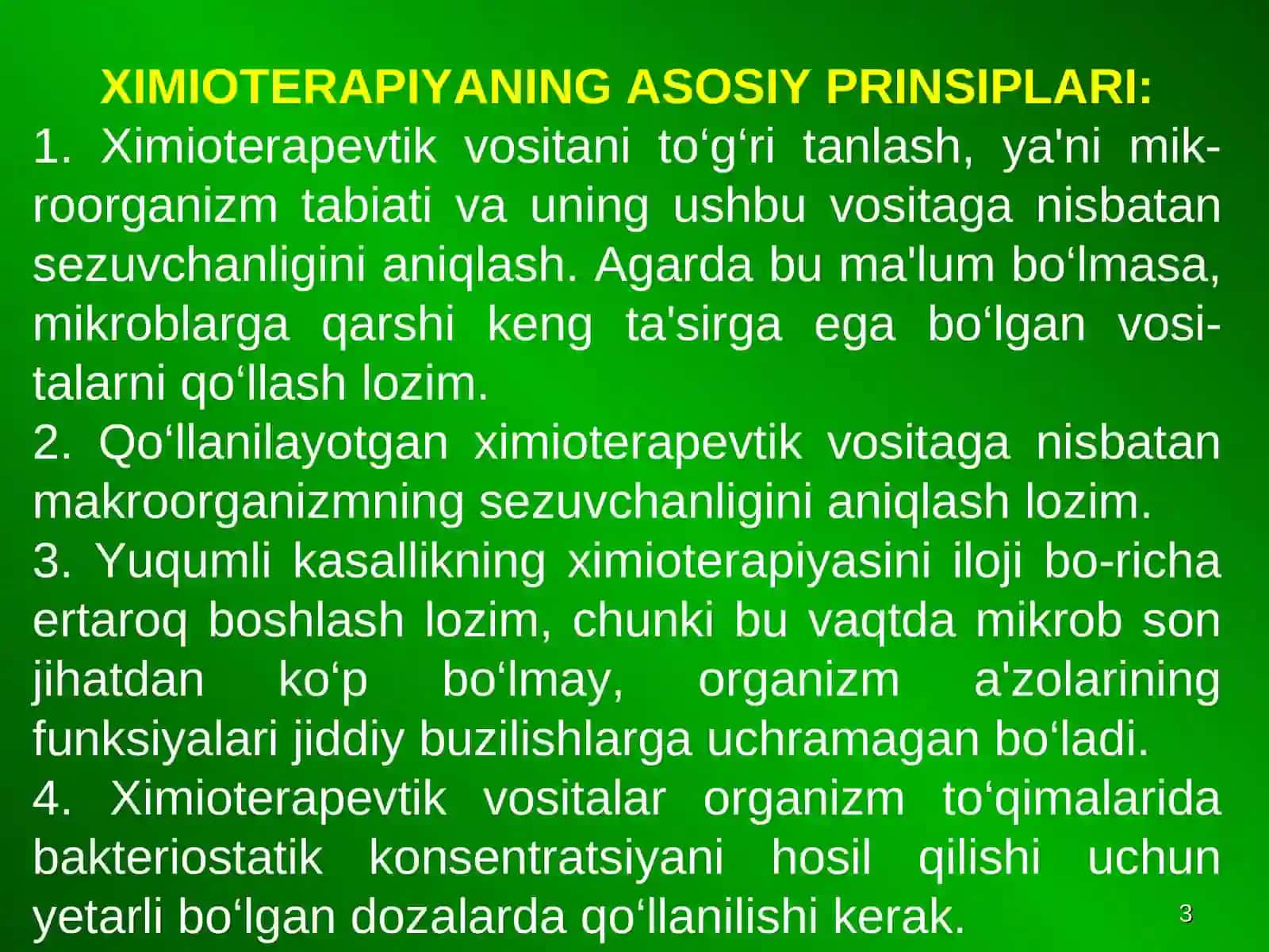 Ximioterapevtik Vositalar 3