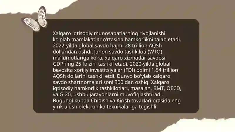 Xalqaro iqtisodiy munosabatlar 3