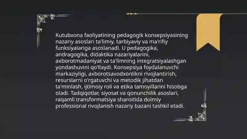 Kutubxona faoliyatining pedagogik konsepsiyasi 3