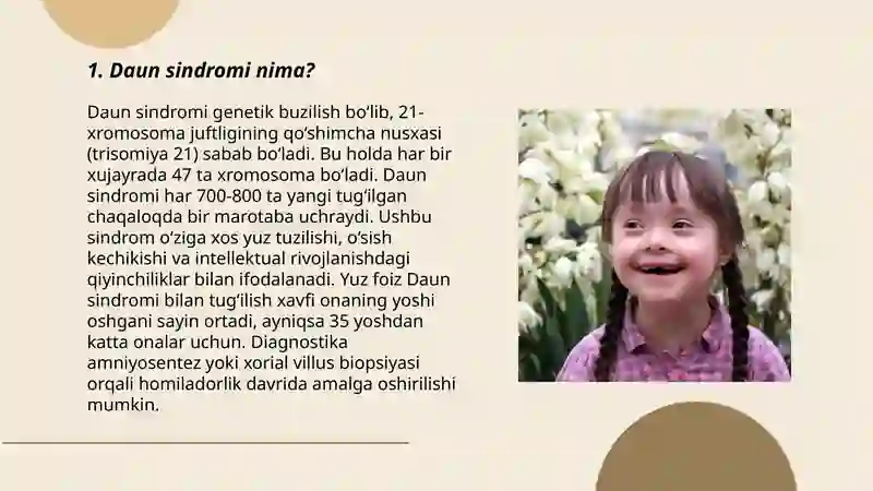 Daun sindromi 3