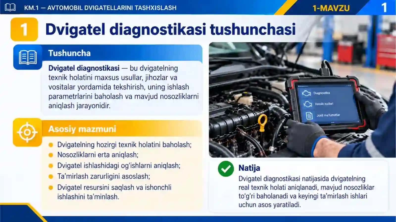 1_mavzu_Dvigatel_diagnostikasining_maqsadi_vazifalari_va_texnologik_ketma_ketligi 3