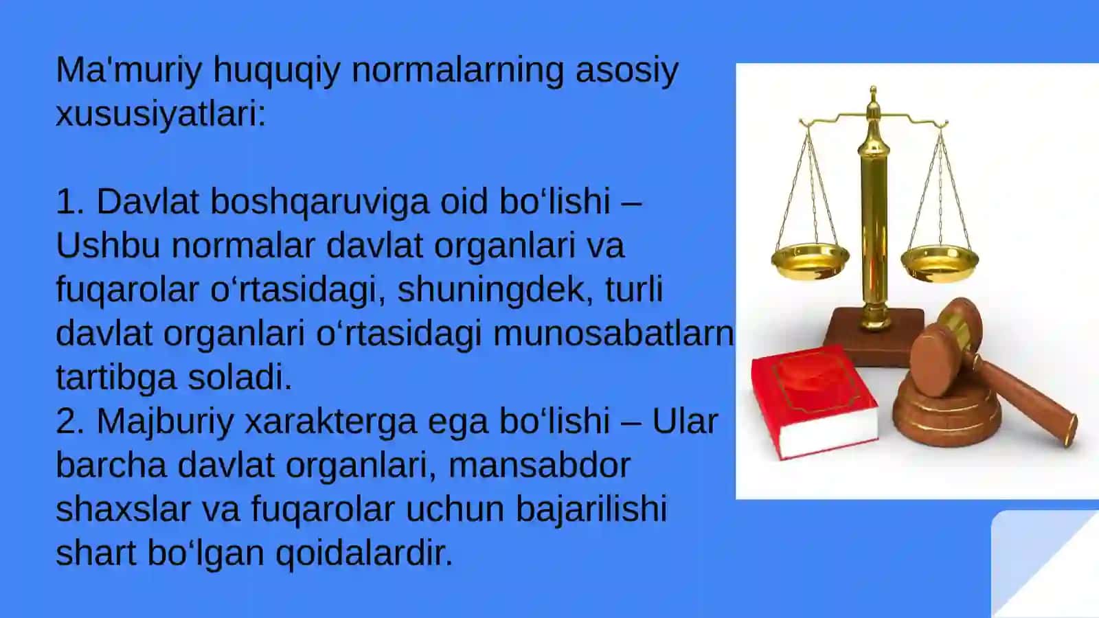 Ma’muriy huquqiy normalar 3