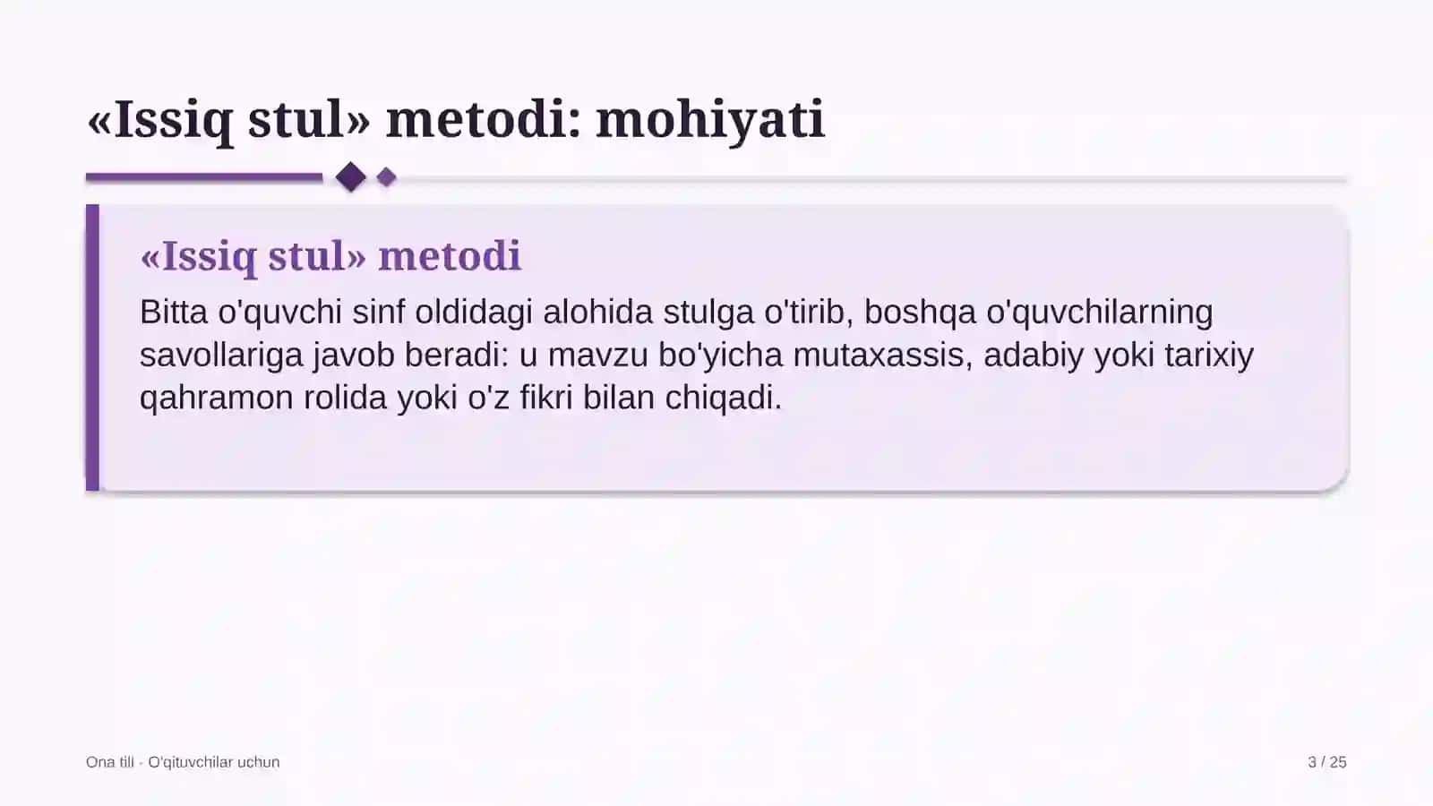 ona tili darslarida issiq stul metodidan foydalanish 5585 3