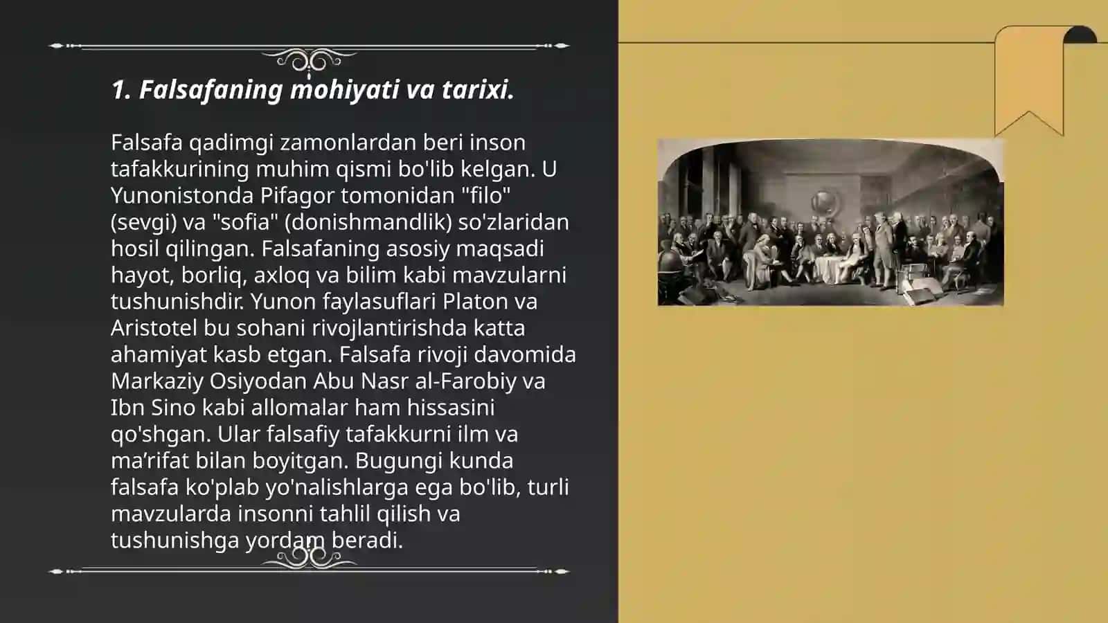 Falsafaning mohiyati va jamiyat taraqqiyotidagi o‘rni 3
