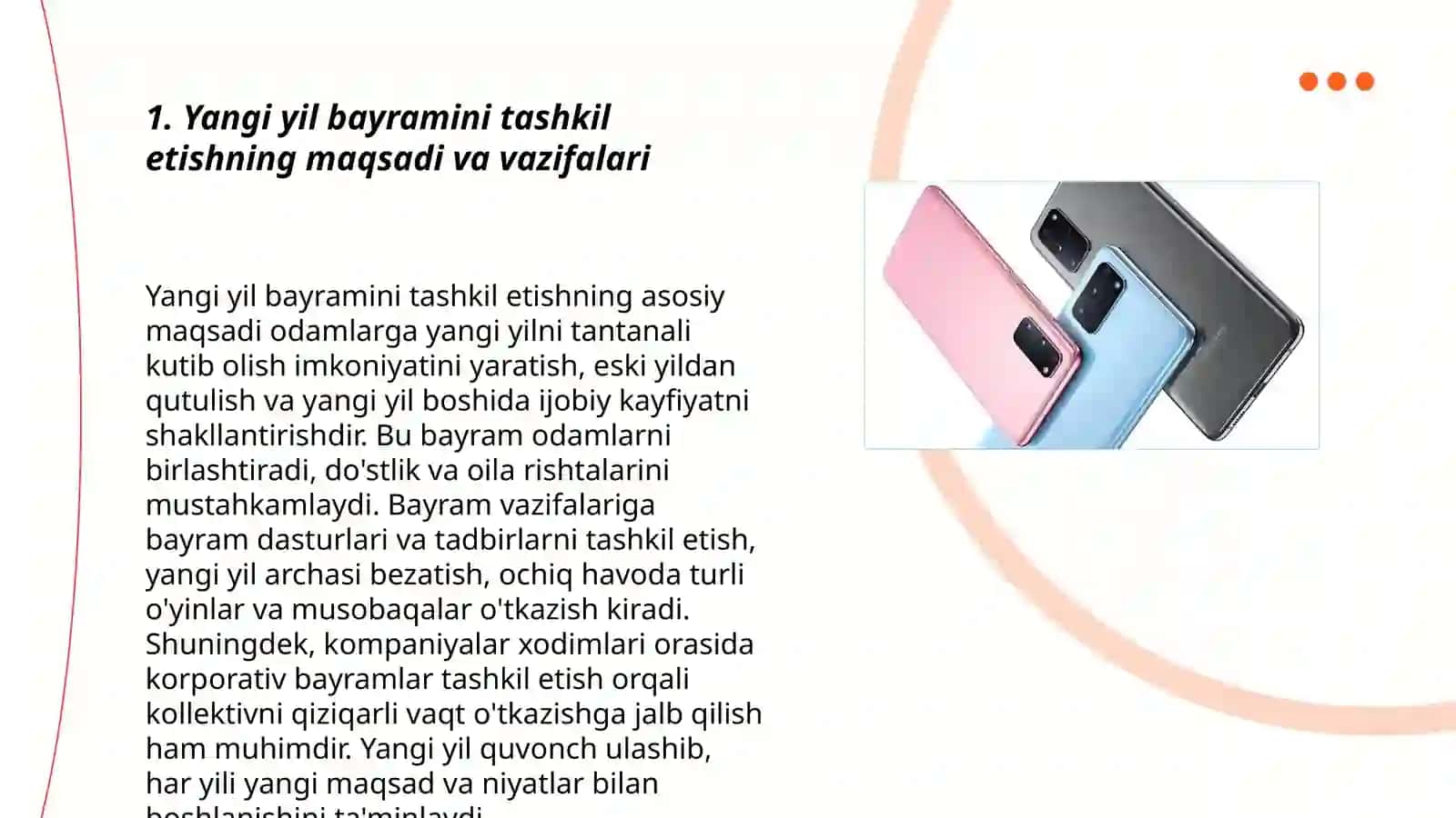 Maktabgacha talimda,, Yangi yil bayrami"ni tashkil etish va munosib utkazish texnologiyasi 3