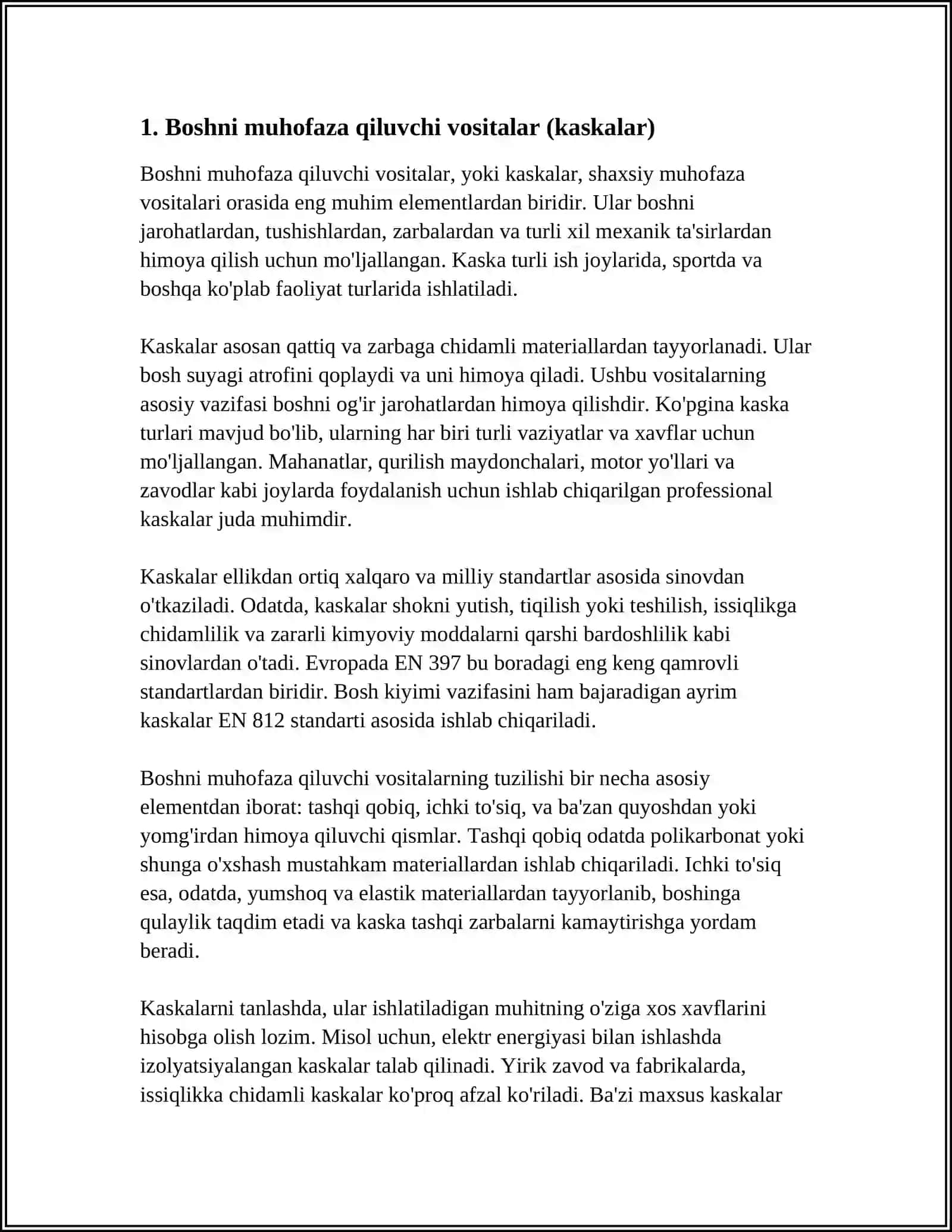 SHAXSIY MUHOFAZA VOSITALARI 3