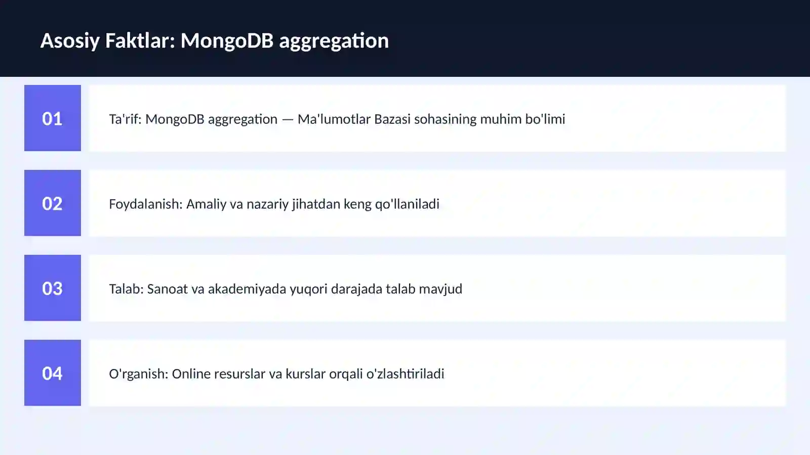 MongoDB aggregation 3