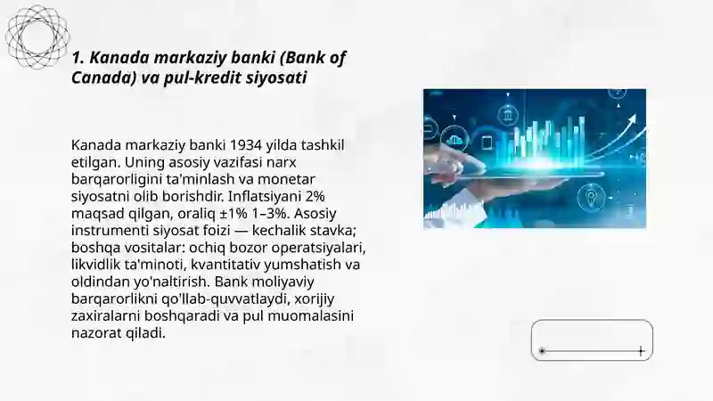 Kanada Moliya Tizimi 3
