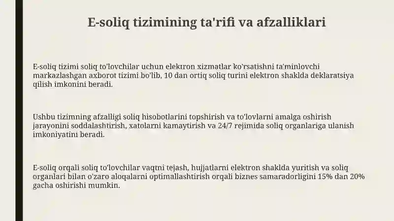 E-soliq info tizimi 3