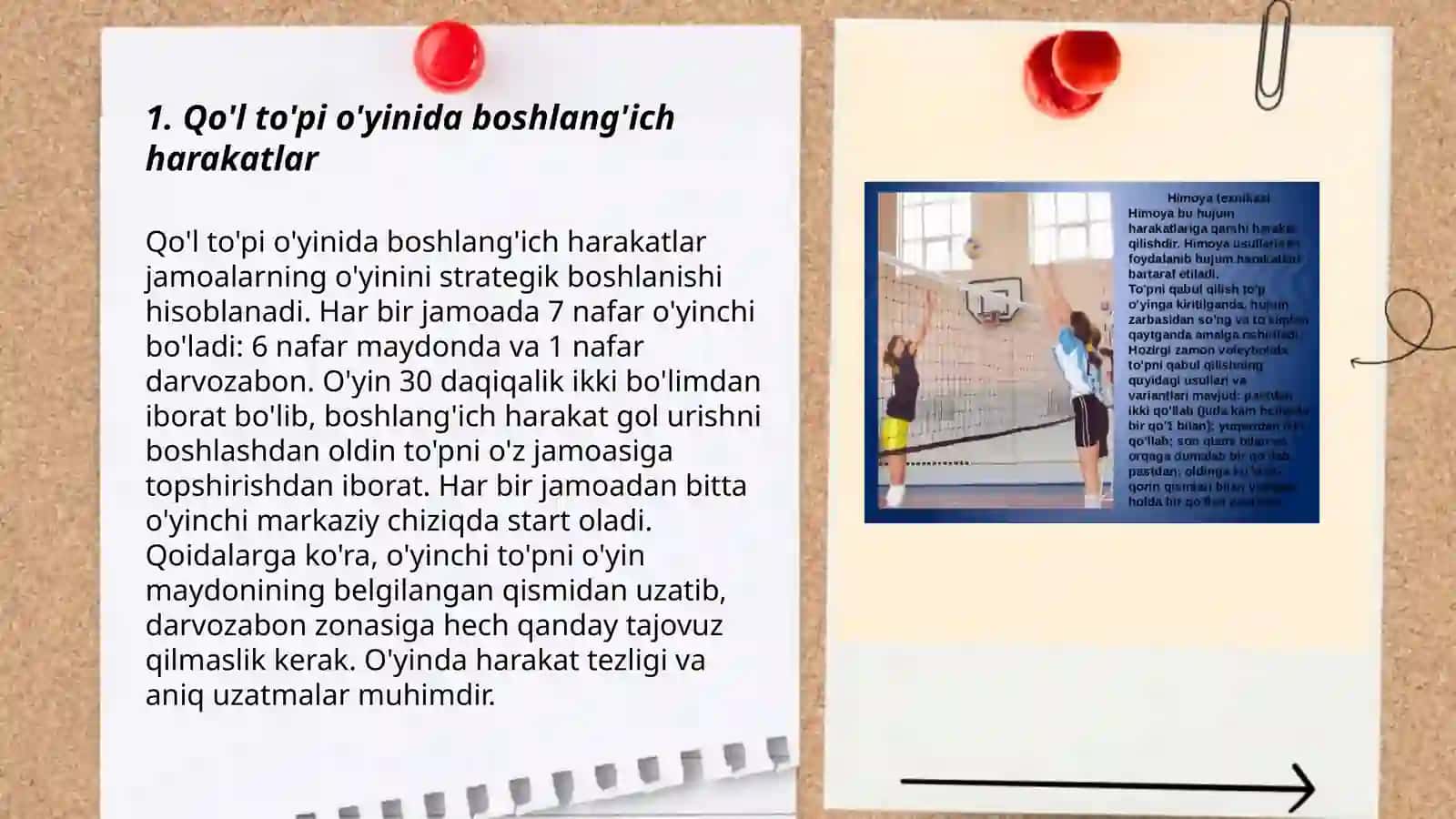Qo'l to'pi o'yinida harakatlanish va to'pni boshqarish texnikasini o'rgatish 3