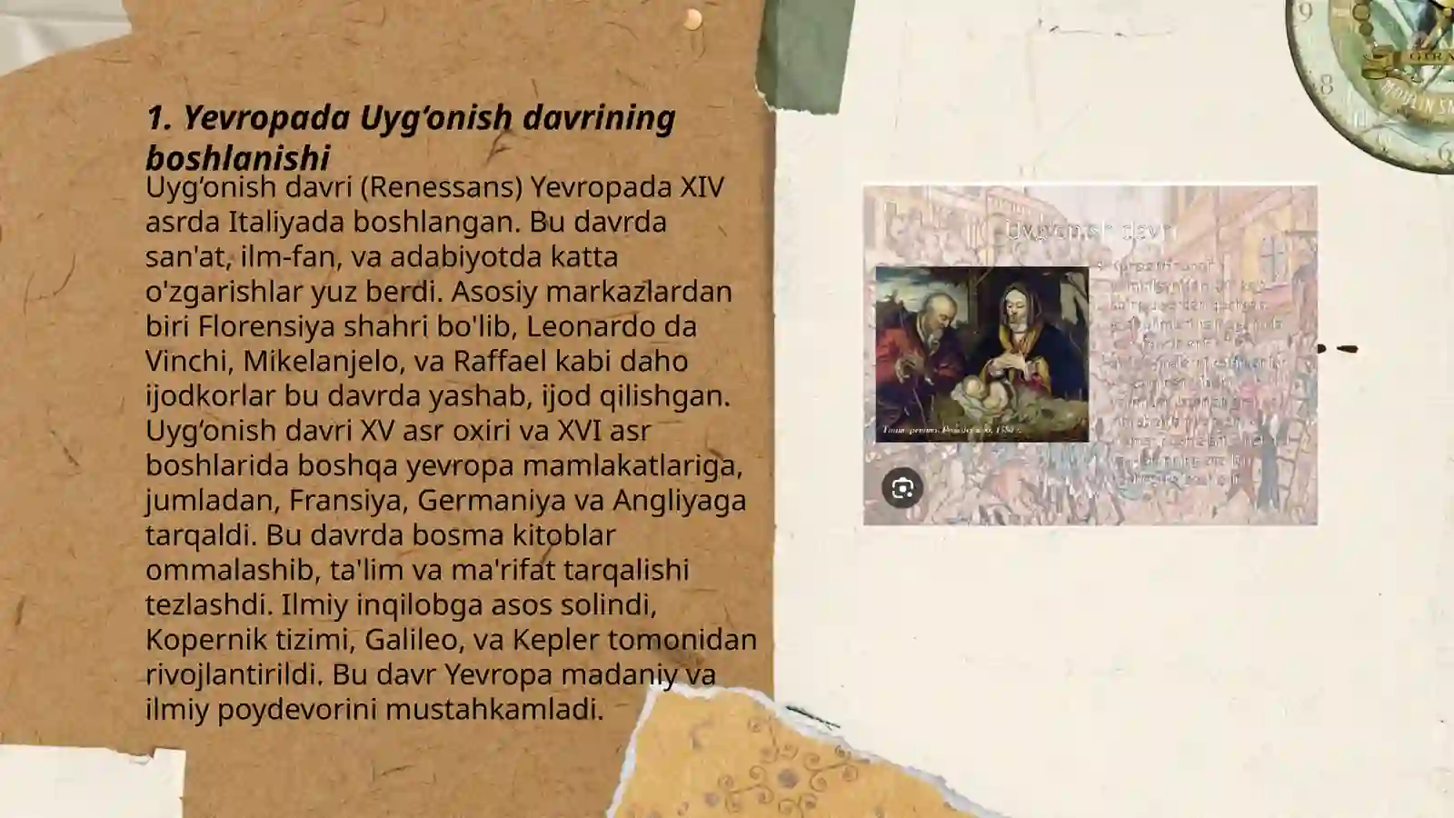 Yevropada Uygʻonish davri 3