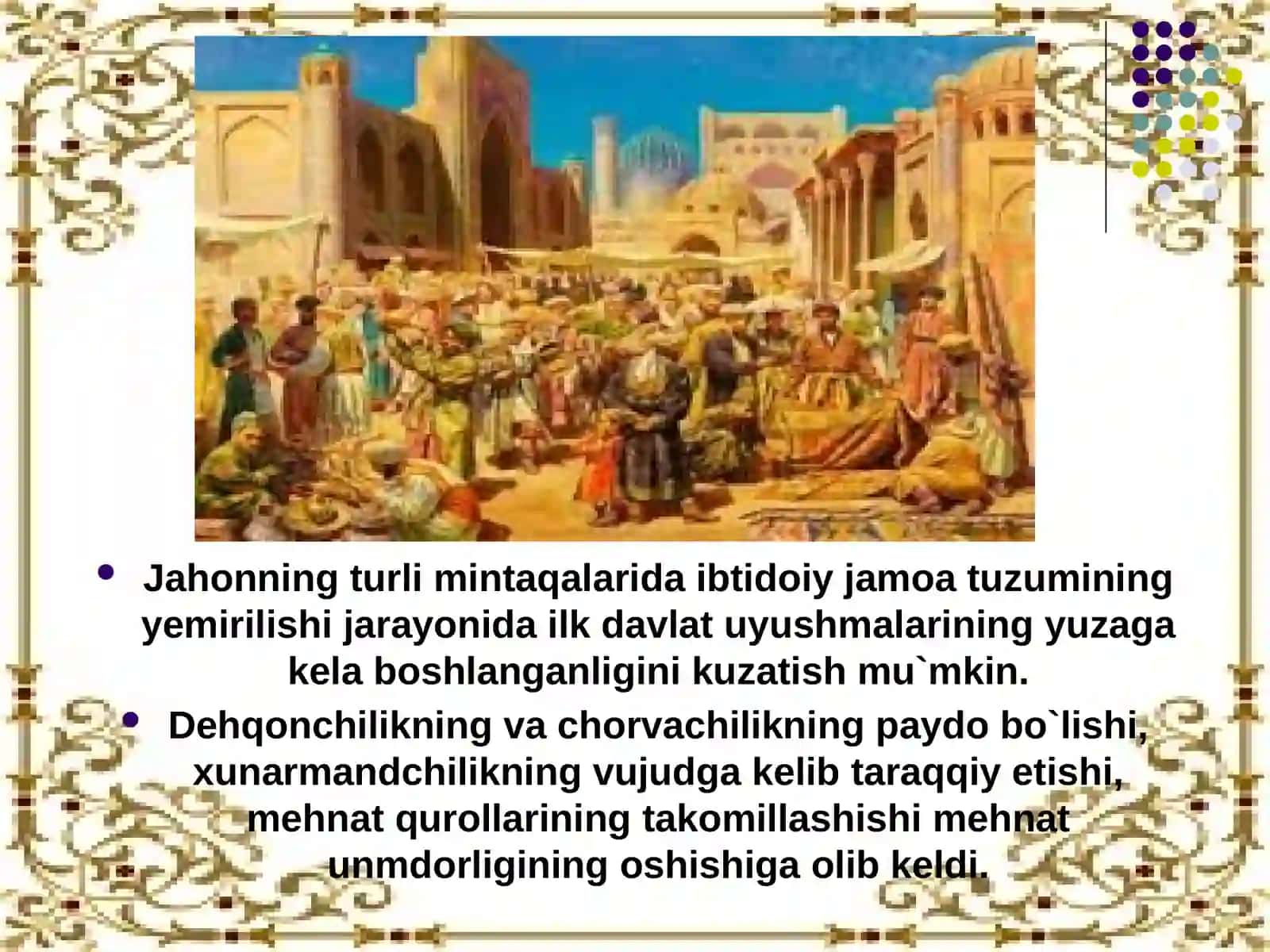 O'zbekiston davlatchiligining shakllanishi asoslari 3