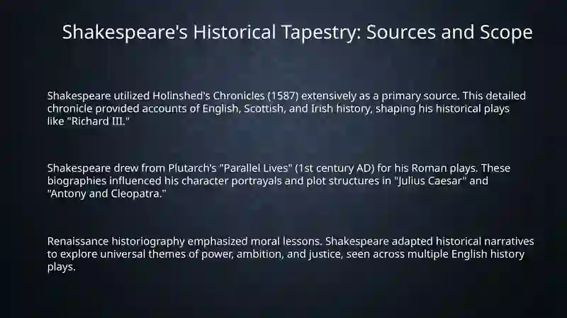 Shakespeare's Historical Themes 3