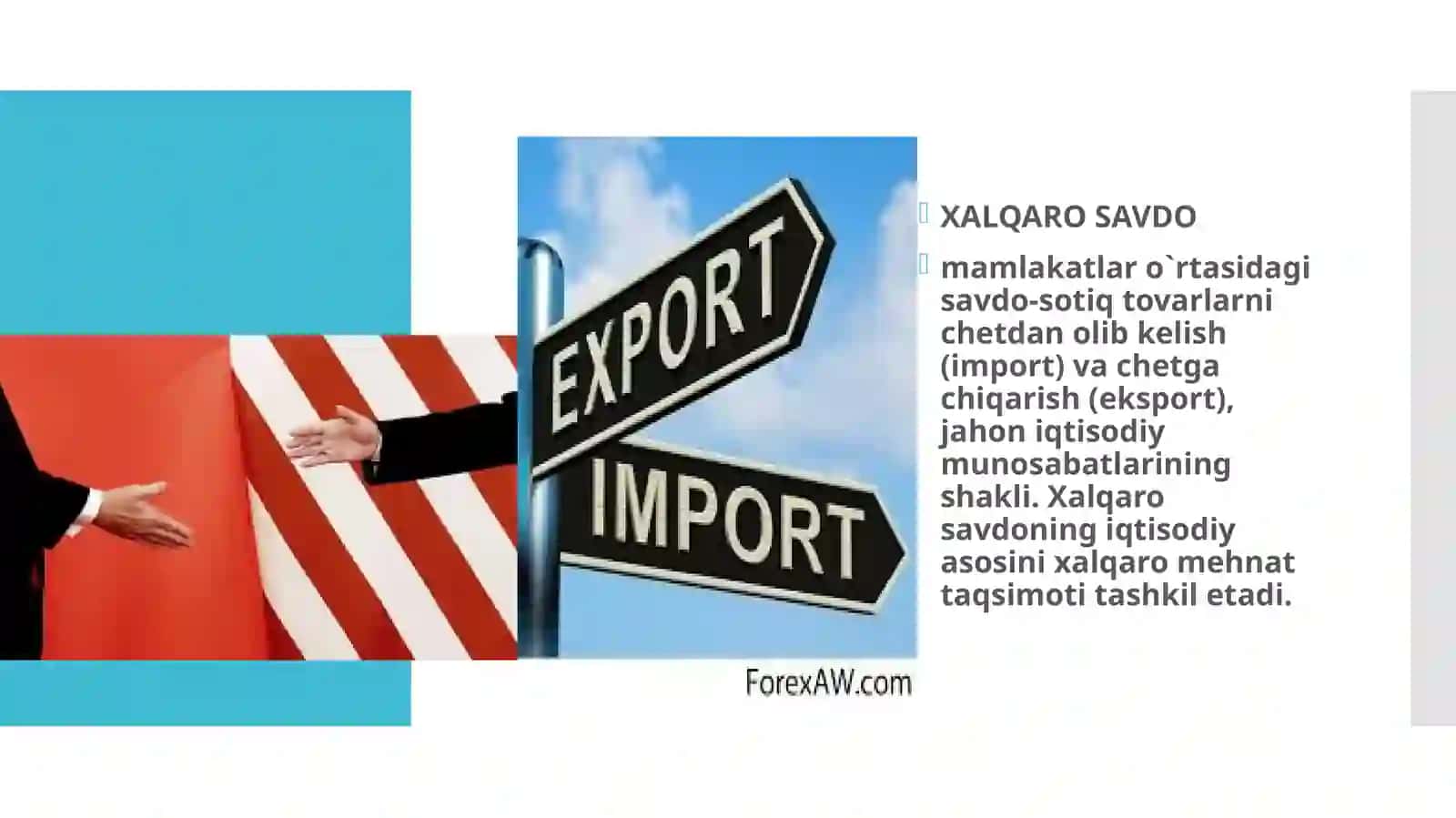Xalqaro savdo 3