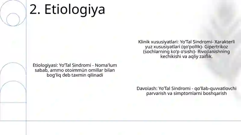 YoʻTal Sindromi 3
