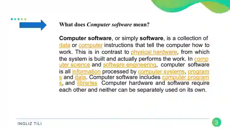 Computer software 3