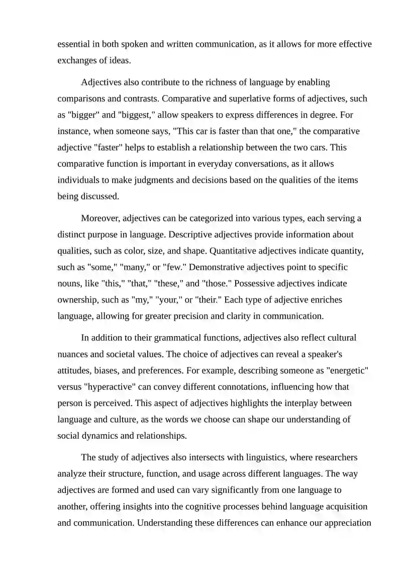 Collagues. Adjectives 3