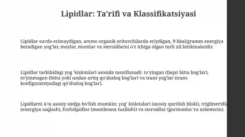 Lipidlar 3