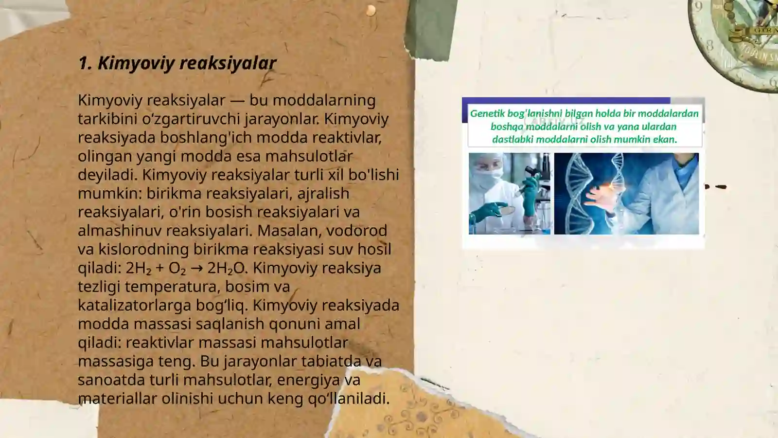 Kimyoviy reaksiyalar 3