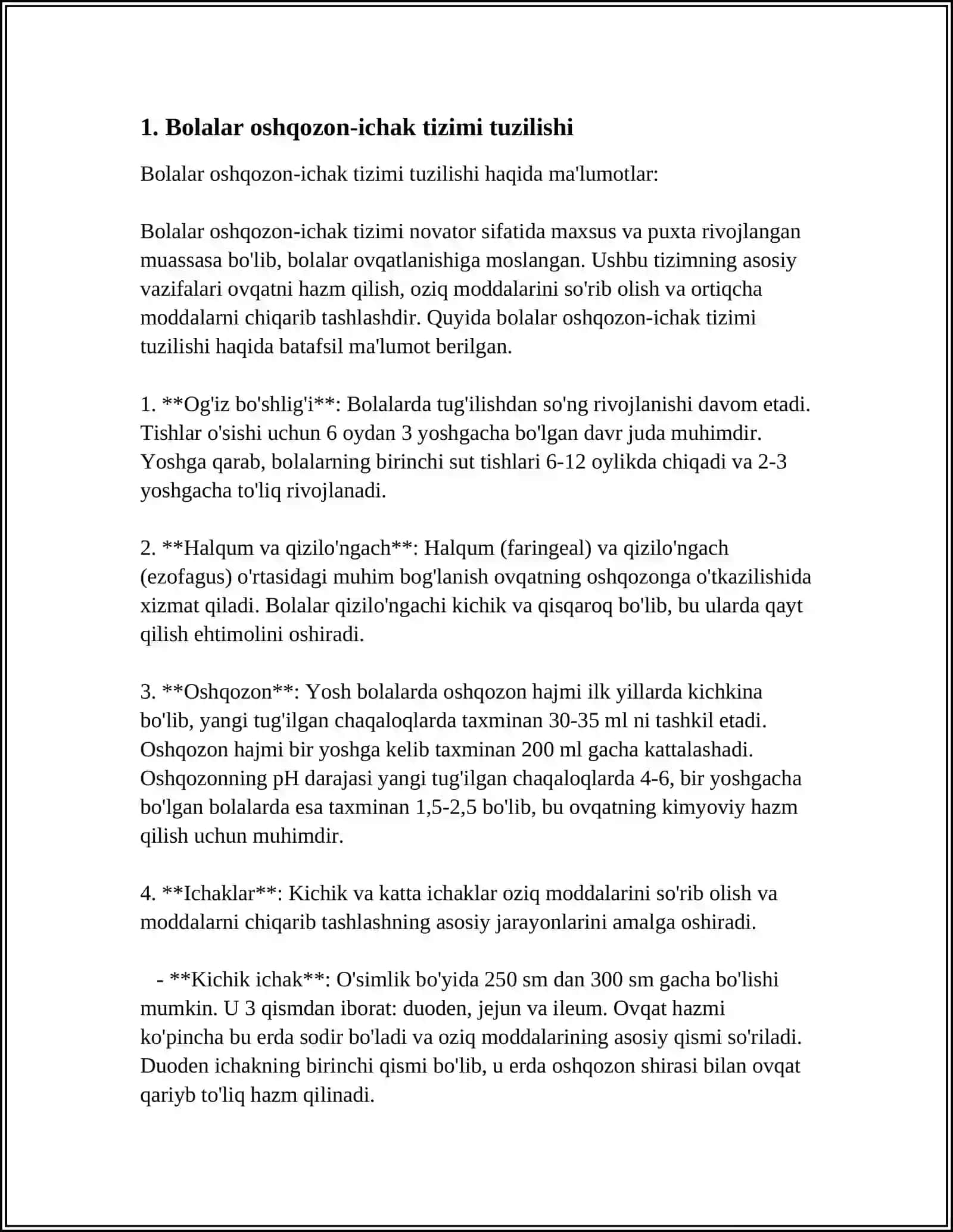 Bolalar hazm tizimi anatomafiziologiyasi 3