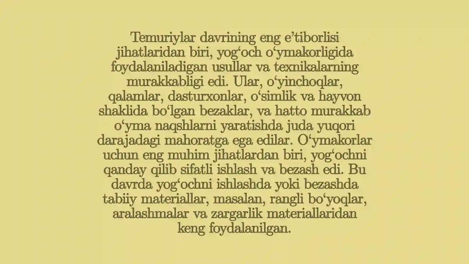 Temur va Temuriylar davri san'ati 3
