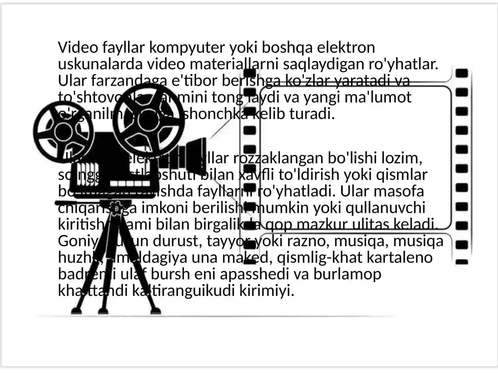Videofayllar haqida 3