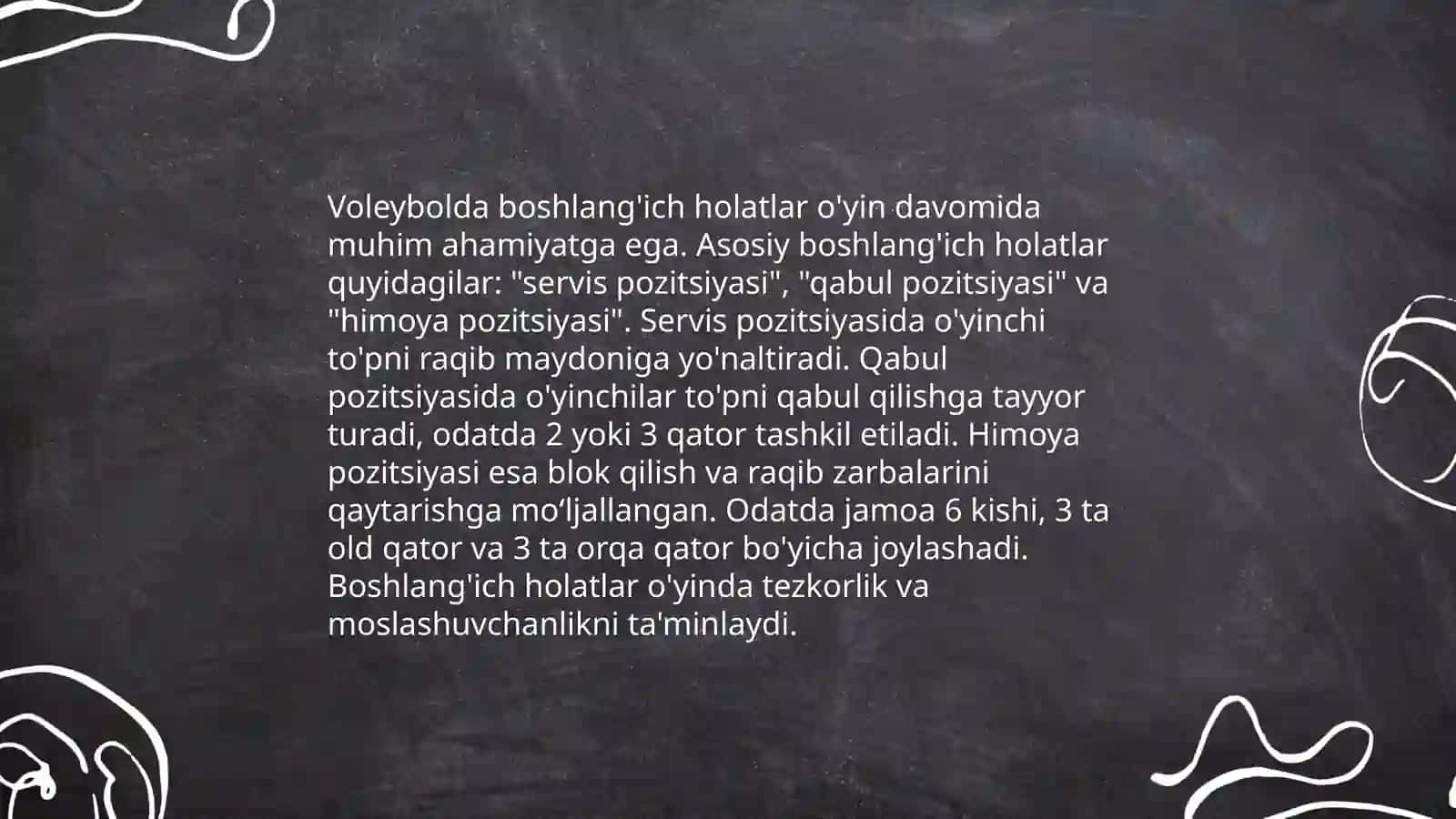 Voleybol o'yinida harakatlanish texnikasi 3